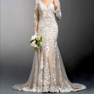 ✨ Sz 12 w Tags Azazie Dulce BG Wedding Dress✨